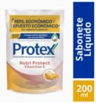 Sabonete Líquido Antibacteriano para as Mãos Protex Nutri Protect Vitamina E 200ml
