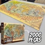Toyster - Quebra-cabeça: Mapa Mundi 1565-2000 peças - Game Office