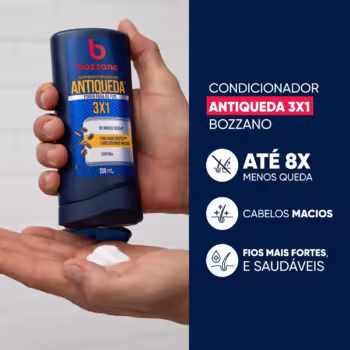Bozzano Condicionador Antiqueda 3×1 200ml