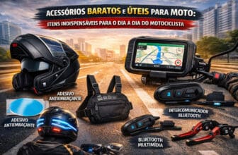 Acessórios baratos e úteis para moto: itens indispensáveis para o dia a dia do motociclista
