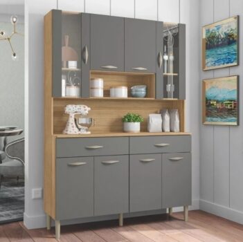 Armário De Cozinha Completa 8 Portas 2 Gaveta Golden