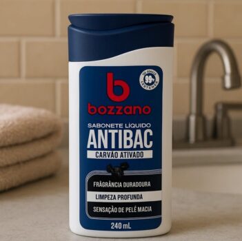 Bozzano Sabonete Líquido Antibac Carvão Ativado 240ml