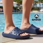 Chinelo Crocs Classic Slide Navy