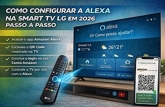 Como configurar a Alexa na Smart TV LG em 2026 passo a passo
