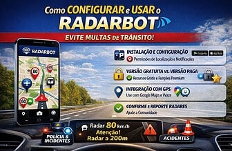 Como configurar e usar o Radarbot para evitar multas de trânsito