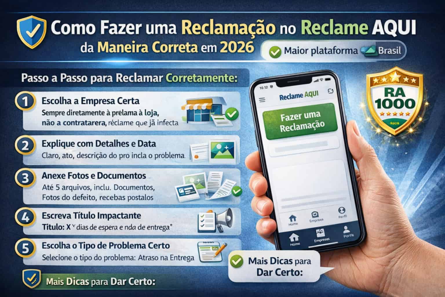 Como Fazer uma Reclamação no Reclame Aqui da Maneira Correta em 2026