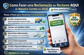 Como Fazer uma Reclamação no Reclame Aqui da Maneira Correta em 2026