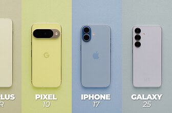 Comparativo completo de celulares premium em 2026: OnePlus 15R vs Pixel 10 vs Galaxy S25 vs iPhone 17