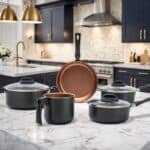 Conjunto De Panelas Brinox 5pcs Topázio- Cinza