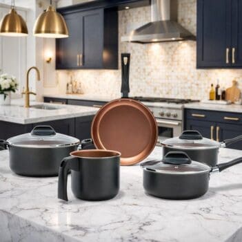 Conjunto De Panelas Brinox 5pcs Topázio- Cinza