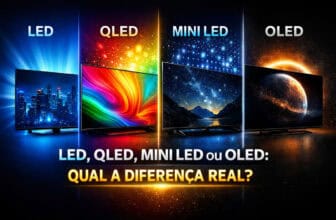 Entenda as tecnologias de Smart TV: LED, QLED, Mini LED e OLED na prática