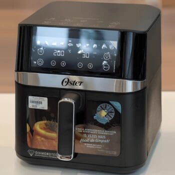 Fritadeira DiamondTech Oster 6L com Visor Transparente – 220V