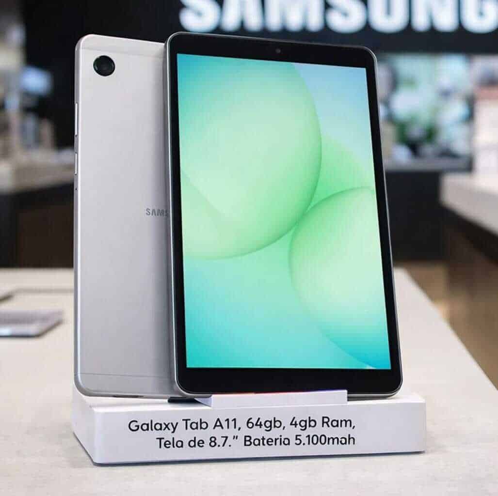 Galaxy Tab A11, 64gb, 4gb Ram, Tela De 8.7 , Bateria 5.100mah, Câmera ...