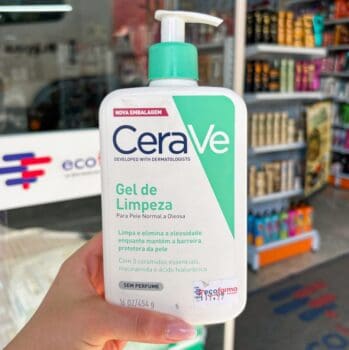 Gel de Limpeza Facial CeraVe Sem Perfume com 3 Ceramidas e Ácido Hialurônico 454g