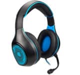 Headset Gamer Multiplataforma Comunicação P3 + USB com Iluminação em LED Azul Preto/Azul SAPHYR - HGSR ELG