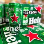 Heineken Cerveja Sleek Lata 350ml Pack 12 Unidades