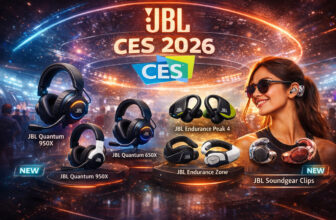 JBL renova portfólio de áudio em 2026 com 10 lançamentos para jogos, esportes e estilo