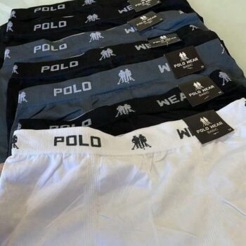 Kit 10 Cuecas Boxer Lisa Polo Wear Sortido