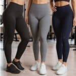 Kit 3 Calças Feminina Legging Grossa Para Academia Cós Alto