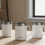 Kit 3 Caneca Térmica 414ml Conserva Quente Branco Contigo Branco