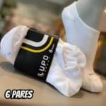 Kit 6 Pares Meias Lupo Sapatilha Invisível Soquete Original
