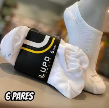Kit 6 Pares Meias Lupo Sapatilha Invisível Soquete Original