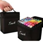 Kit Canetinha 60 Cores Marcador Permanente Touch