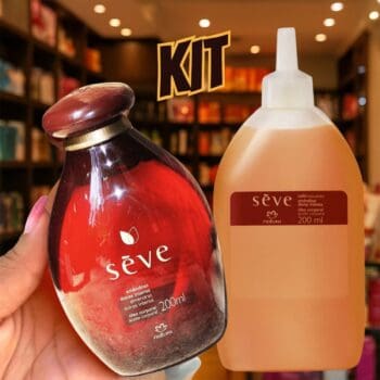 Kit Óleo Desodorante Corporal Sève Amêndoas Doces Intensa com Refil 2 un de 200 ml