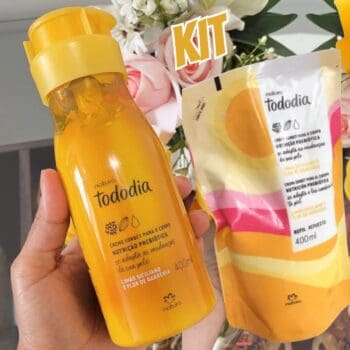 Kit Presente Tododia: Creme Limão Siciliano E Gardênia 400ml + Refil 400ml