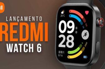 Lançamento Redmi Watch 6: bateria impressionante e grande evolução no design