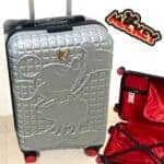 Mala De Bordo Mickey Mouse Pequena Prata Luxcel