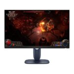 Monitor Gamer Dell Alienware 27", QHD, 180Hz, 1ms, IPS, DisplayPort e HDMI, FreeSync, Ajuste de Altura, Preto - AW2725DM