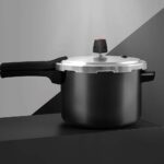 Panela De Pressão 4,5l Panelux Magnific Em Alumínio Grafite