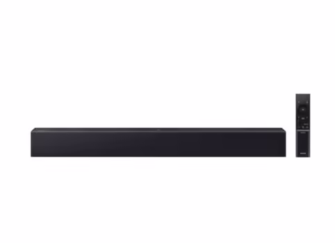 Soundbar Samsung HW-B400F, com 2.0 canais, Bluetooth, Subwoofer integrado e HDMI ARC