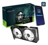 Placa de Vídeo Galax RTX 5070 12GB GDDR7 6144 Núcleos 2K