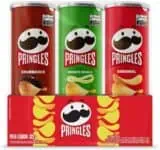 Pringles Pack Promo Salgadinho de Batata Frita 3 Sabores - Original, Creme e Cebola e Churrasco