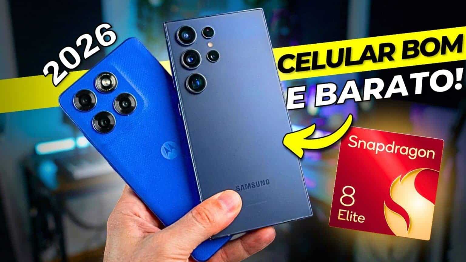 7 Celulares bons e baratos em 2026 que rodam jogos e valem cada real