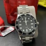 Relógio Prata Masculino Mondiane 32549g0mvne1 Cor da correia Prateado Cor do fundo Preto