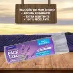 Saco De Lixo PACK LIXO Lavanda Pia e Banheiro (34X38) - Sacos de lixo perfumardos que neutralizam o odor