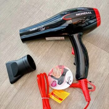 Secador de Cabelos Turbo, Mondial Preto/Vermelho 1900W SC-41
