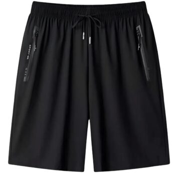 Short Masculino Bermuda Praia 2 Bolsos Zíper Secagem Rápida