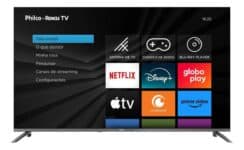 Smart TV 60" Philco QLED Roku Dolby Audio P60CRA