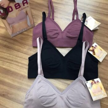 Sutiã Lupo Original Sem Costura Alça Fina Macia Confortável