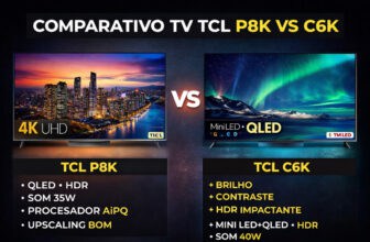 TCL P8K vs TCL C6K: Qual TV Vale Mais a Pena em 2026?