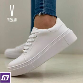 Tênis Vizzano Flatform Liso Feminino