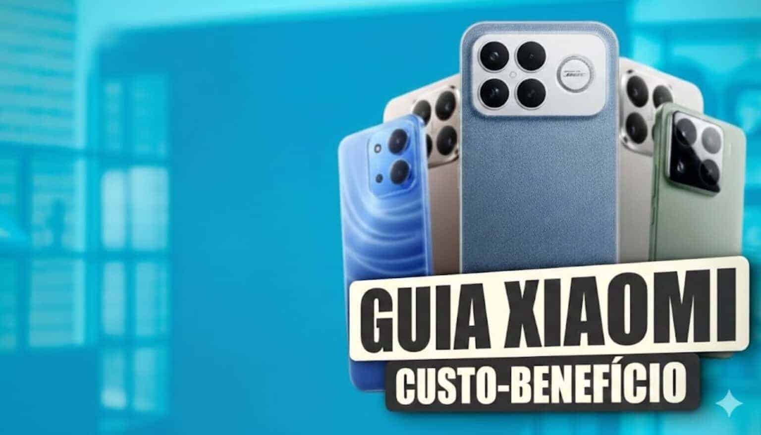 TOP 7 smartphones Xiaomi custo-benefício para comprar no início de 2026