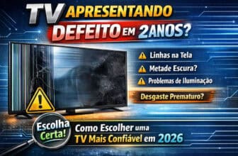 TV Apresentando Defeito em 2 Anos? Entenda as Causas e Como Escolher uma TV Mais Confiável em 2026