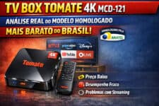 TV Box Tomate 4K MCD-121: análise real do modelo homologado mais barato do Brasil