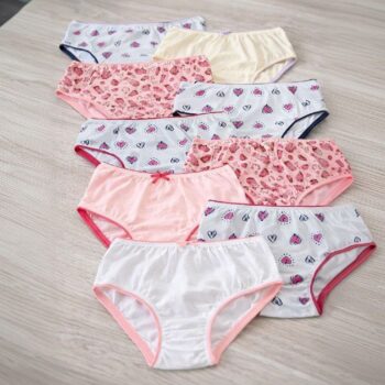 10 Calcinha Infantil Algodão Tradicional Menina Atacado
