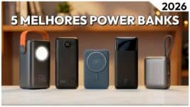 5 Melhores Power Banks para Comprar em 2026: Portáteis, Potentes e com Carregamento Rápido